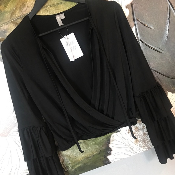 ASOS Frill Sleeve Top - Picture 3 of 6